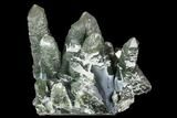 Prase Quartz Crystal Cluster - Mongolia #111537-2